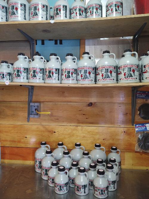 Maple Syrup For Sale Inside the Sugar Shack